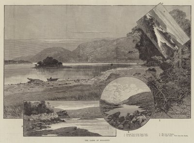 De meren van Killarney door Charles Auguste Loye